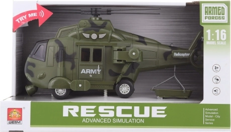 Vojenská helikoptéra na batérie