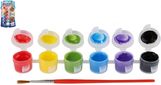 Creatoys farby na textil 12 farieb so štetcom