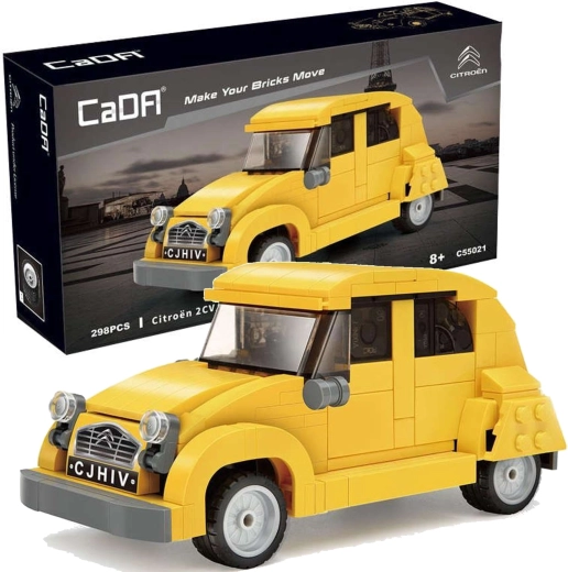 CaDA žlté mestské auto Citroen 2CV