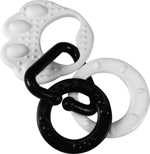 Hryzadlo medvedia labka pre bábätká – čiernobiele kontrastné