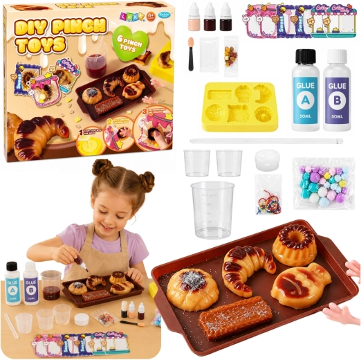 Kreatívna DIY sada na výrobu squishy mačkacích sladkostí