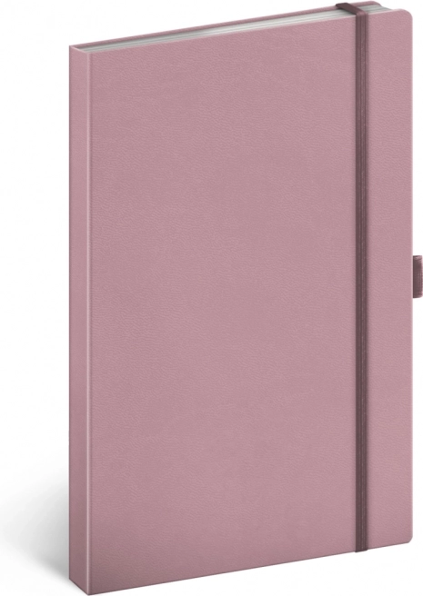 notique linajkovaný zápisník ružový 13 × 21 cm