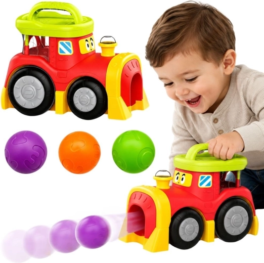 Woopie baby interaktívny vláčik s vyskakujúcimi loptičkami