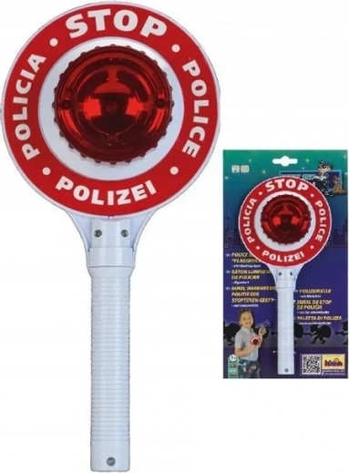 Policajný terčík so svetlom na batérie