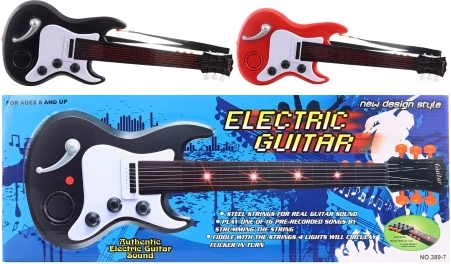 Detská elektrická gitara na batérie