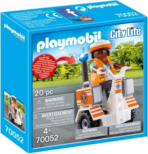 Playmobil City Life záchranár na segwayi s príslušenstvom