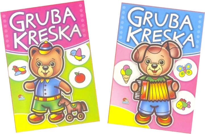 Omaľovánka pre najmenších – hrubá čiara