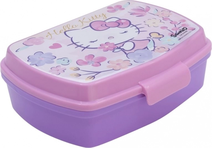 Plastový desiatový box Hello Kitty