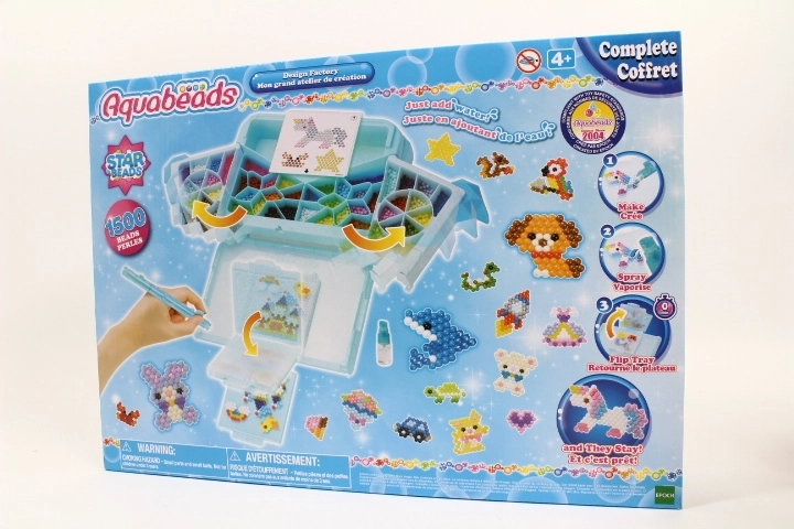 Aquabeads Design Factory kreatívna súprava s vodnými korálikmi