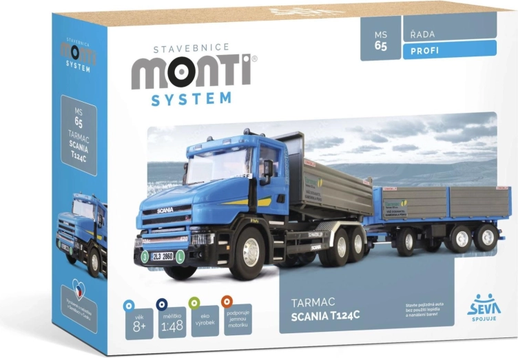 Stavebnica Monti System 65 Scania Tarmac