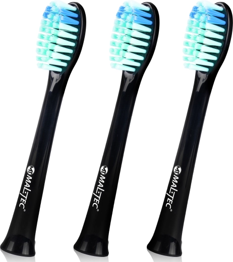 Náhradné hlavice pre sonickú kefku Toothie X2in1, 3 ks, biela