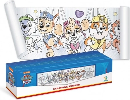 Plagát na vyfarbovanie PAW PATROL 70 × 16 cm