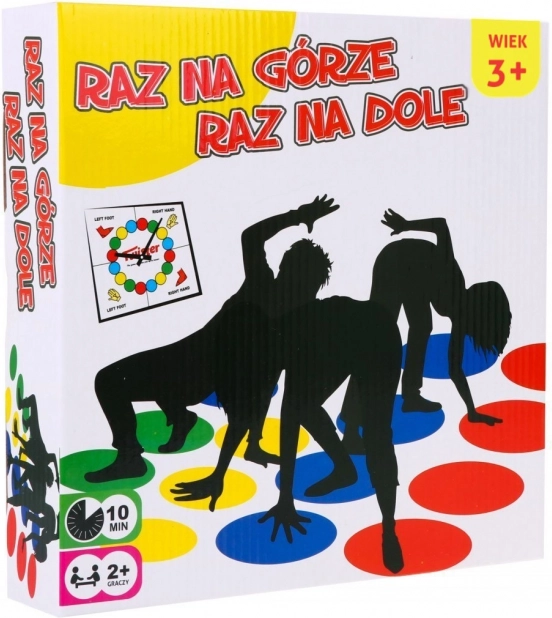 Veľká herná podložka pre deti 3+ – obratnostná hra Raz na hore raz na dole
