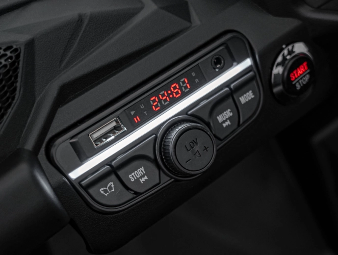 Multimediálny panel s Bluetooth a LED svetlá