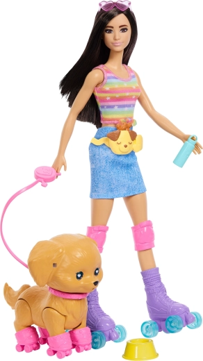 Spoločná jazda Barbie a psíka