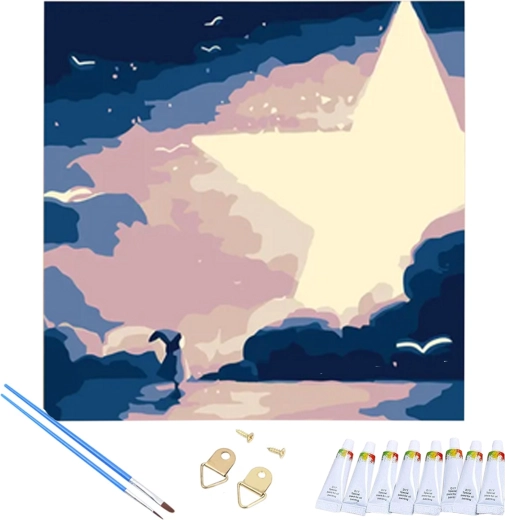 Kompletná maliarska sada pripravená na použitie