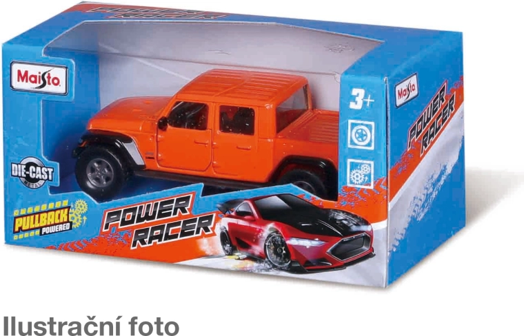 Maisto Power Racer kovový model auta assort