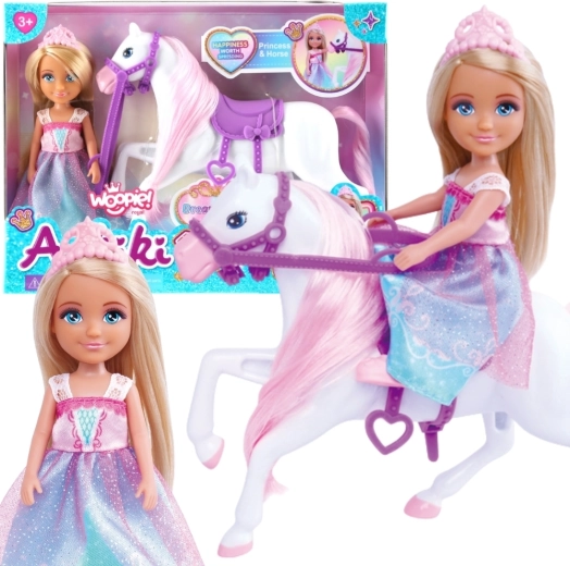 Woopie Royal set bábika princezná s koňom