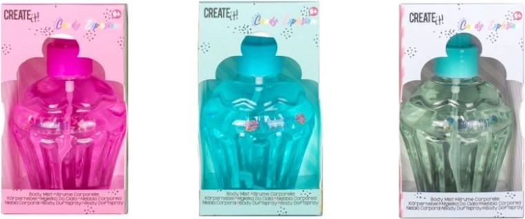 Create It! Candy telová hmla pre deti – 3 sladké vône