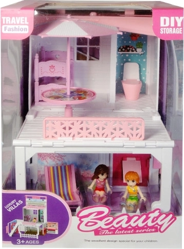 Poschodová vila pre mini bábiky
