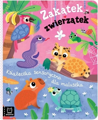 Zvierací kútik – senzorická knižka so silikónovými prvkami