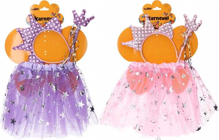 Karnevalový set víla fialová