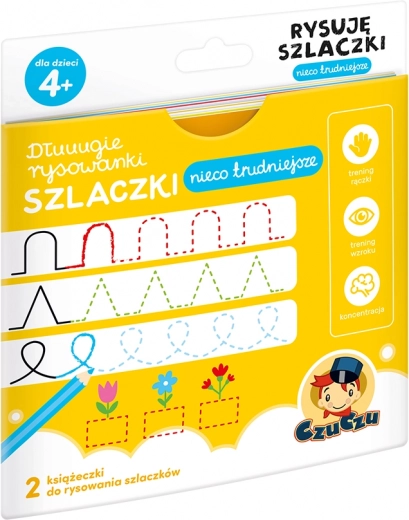 Dlhé kreslenky: kreslím šrafy – pre deti 4+