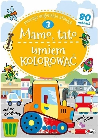 Mami, oci, viem vyfarbovať – vzdelávacie omaľovánky so samolepkami
