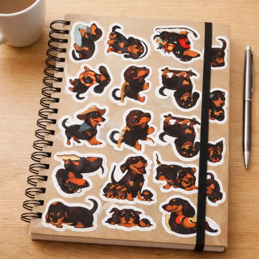 Jednoduché zdobenie zápisníkov a plánovačov