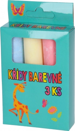 Farebné kriedy na chodník