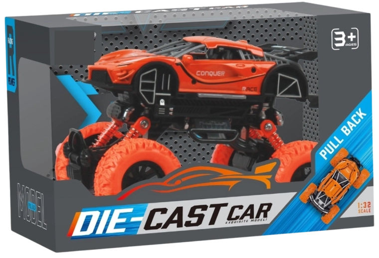 Monster truck Sparkys so spätným naťahovaním 1:32