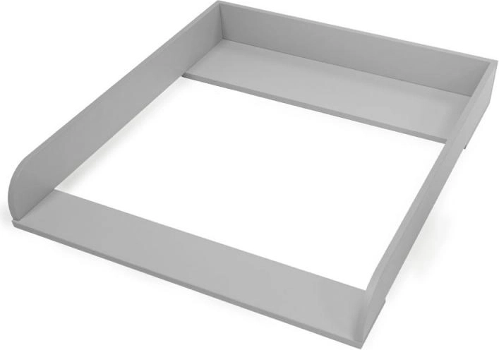 prebaľovací pult sivý – drevený nadstavec kompatibilný s ikea