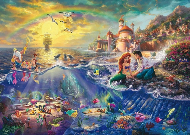 Schmidt puzzle Malá morská víla ARIEL 1000 dielikov