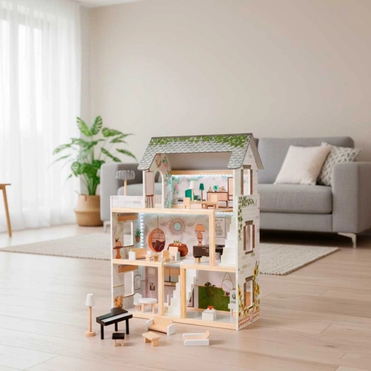 Tri poschodia herného sveta s terasou