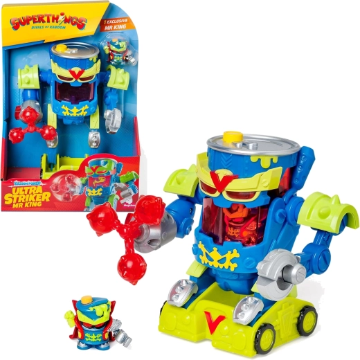 SuperThings Ultra Striker Mr King – robot s figúrkou