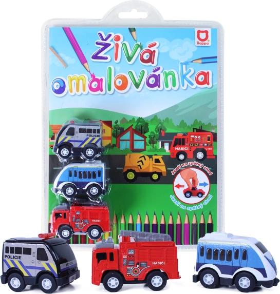 Živá omaľovánka auta