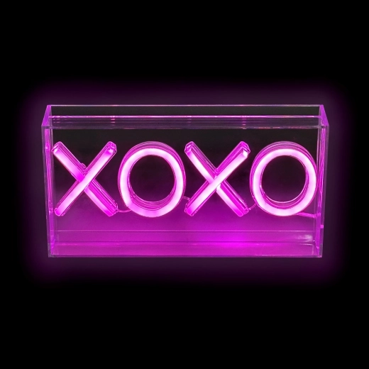 2Kids Toys LED neónová lampička XOXO s USB