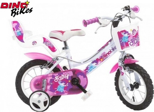 Detský bicykel 12" biely DINO BIKES