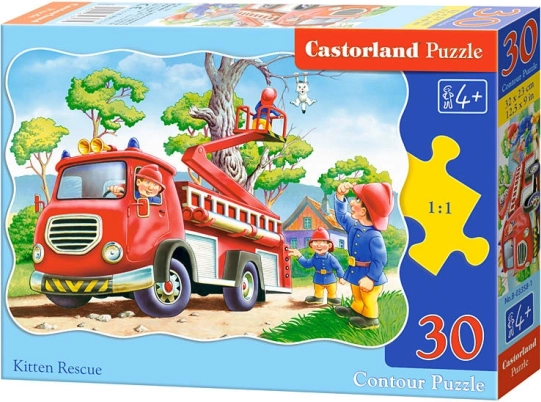 Puzzle 30 dielikov – záchrana mačiatka – Mačiatko