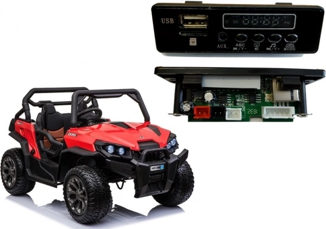 Hudobný panel do autíčka na batérie