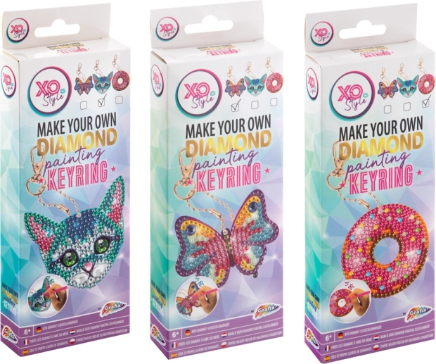 Diamantové maľovanie – prívesok donut