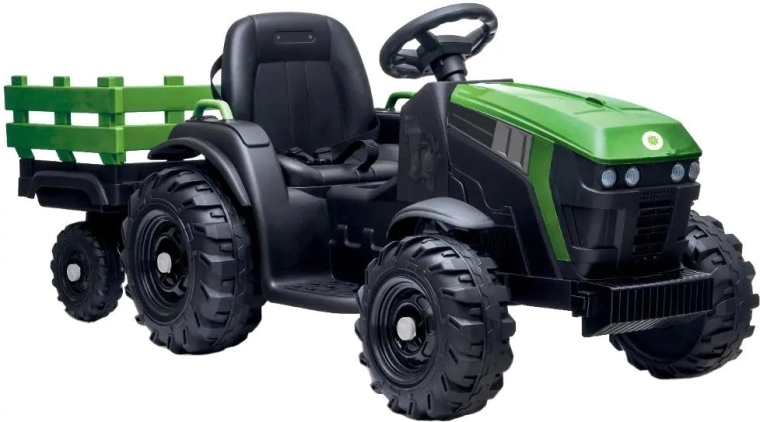 Buddy Toys elektrický traktor s vozíkom