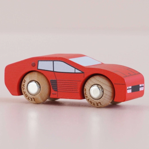 Le Toy Van drevené pretekárske autíčko Marco