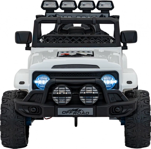 Elektrické detské auto Off‑Road Climber – Biela