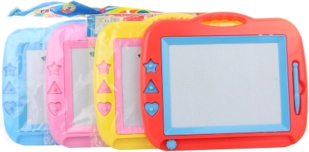 Kresliaca plastová tabuľka s pečiatkami 35 × 29 cm