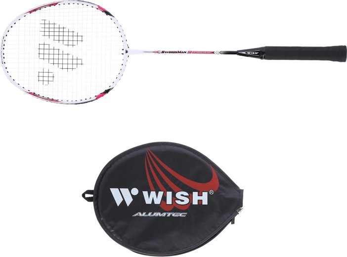 Bedmintonová raketa Wish Steeltec 9 červená