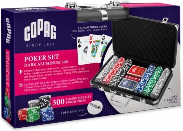 Pokrový set 300 žetónov