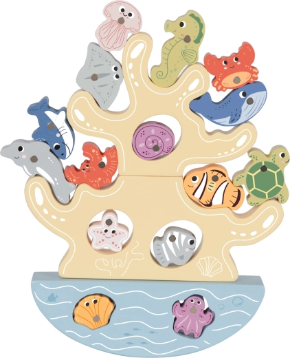 Balančný koralový útes na tréning stability