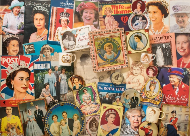 Puzzle Naša veľkolepá kráľovná 1000 dielikov GIBSONS