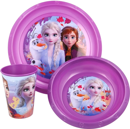 Disney Frozen 2 detská jedálenská sada 3 ks - 1 kus